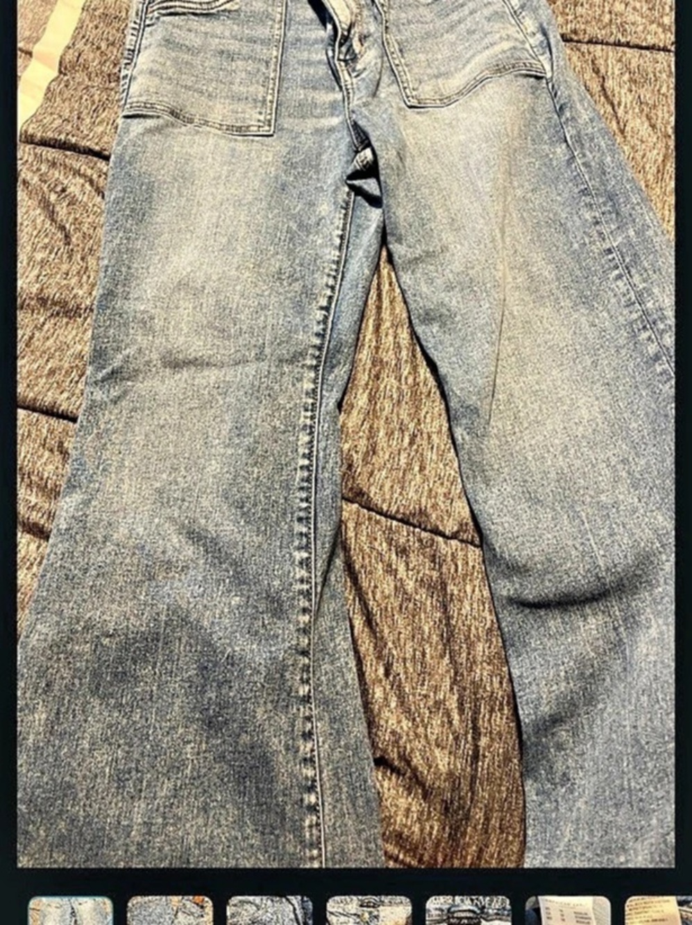 American Eagle AE Next Level Stretch flare Leg Jeans in Blue